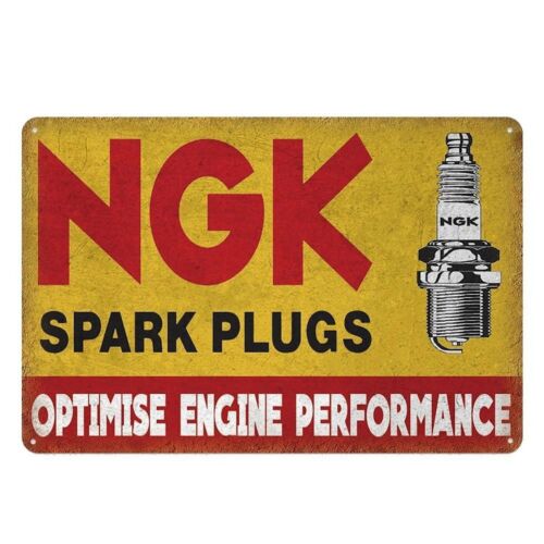 Spark Plug - Табличка NGK Spark Plugs в ретро-стиле